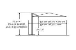 Schneider® SCHNEIDER Rhodos Eco Twist Ampelschirm, Grau, 270x270 Cm, Quadratisch -Garden Ease Wohnen Verkaufe 22319 5.jpg