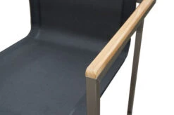 OUTFLEXX Esstischgarnitur, Silber/schwarz, Edelstahl/Granit/Textil, 200x100 Cm, 4 Gartensessel, 2 Multipos, Armlehnen Aus FSC-Teak -Garden Ease Wohnen Verkaufe 22786 06.jpg