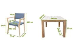 OUTFLEXX Sitzgruppe, Natur, Akazie, Esstisch 200 X 100 Cm, 8 Personen -Garden Ease Wohnen Verkaufe 22804 5.jpg