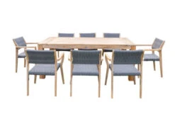 OUTFLEXX Sitzgruppe, Natur, Akazie, Esstisch 200 X 100 Cm, 8 Personen -Garden Ease Wohnen Verkaufe 22804 6.jpg