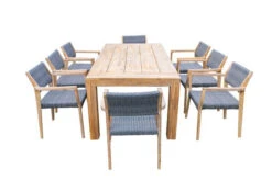 OUTFLEXX Sitzgruppe, Natur, Akazie, Esstisch 200 X 100 Cm, 8 Personen -Garden Ease Wohnen Verkaufe 22804 7.jpg