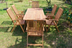 OUTFLEXX Sitzgruppe, Natur, Akazie, Ausziehtisch 180/240 X 100 Cm, 6 Multipositionssessel -Garden Ease Wohnen Verkaufe 22822 6.jpg