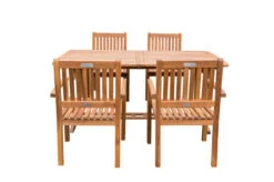 OUTFLEXX Sitzgruppe, Natur, Akazie, Ausziehtisch 180/240 X 100 Cm, 4 Armlehnensessel -Garden Ease Wohnen Verkaufe 22830 9.jpg