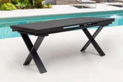 KETTLER Altura Esstischgarnitur, Anthrazit, Alu / Spraystone / Textil, Tisch 180/280x100cm, 6 Stapelsessel 12 KETTLER Altura Esstischgarnitur, Anthrazit, Alu / Spraystone / Textil, Tisch 180/280x100cm, 6 Stapelsessel -Garden Ease Wohnen Verkaufe 23085 3.jpg