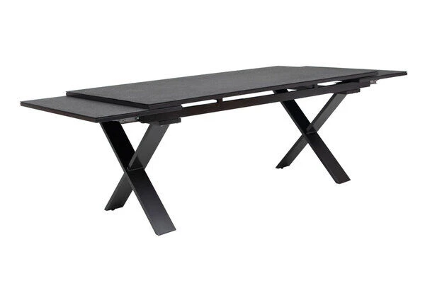 KETTLER Altura Esstischgarnitur, Anthrazit, Alu / Spraystone / Textil, Tisch 180/280x100cm, 6 Stapelsessel 6 KETTLER Altura Esstischgarnitur, Anthrazit, Alu / Spraystone / Textil, Tisch 180/280x100cm, 6 Stapelsessel – Bild 6