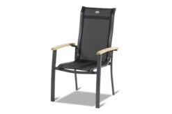 HARTMAN Silencio / Alice Sitzgruppe, Xerix/natur, Alu/Teak, 4x4 Textilen, 6 Dining Sessel, 2 Multipo, 160/220x90cm, FSC-Teak Armlehnen -Garden Ease Wohnen Verkaufe 23221 3.jpg