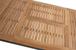 HARTMAN Silencio / Aruba Sitzgruppe, Xerix/natur, Alu/Teak, 4 Dining Sessel, 160/220x90cm, FSC-Teak Armlehnen -Garden Ease Wohnen Verkaufe 23224 9.jpg