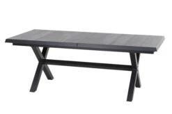 SIENA GARDEN Messina/Velia Dining Set, Anthrazit/grau, Alu/Ranotex®-Gewebe/Keramik, 200-260x100, Inkl. 8 Diningsessel -Garden Ease Wohnen Verkaufe 23810 3.jpg