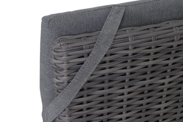 SIENA GARDEN Silva/Solea Dining Set, Anthrazit/grau/blau, Alu/Gardino®-Geflecht/Keramik, 140 X 90cm, Inkl. 4 Diningsessel, Stufenlos Verstellbar 11 SIENA GARDEN Silva/Solea Dining Set, Anthrazit/grau/blau, Alu/Gardino®-Geflecht/Keramik, 140 X 90cm, Inkl. 4 Diningsessel, Stufenlos Verstellbar – Bild 11