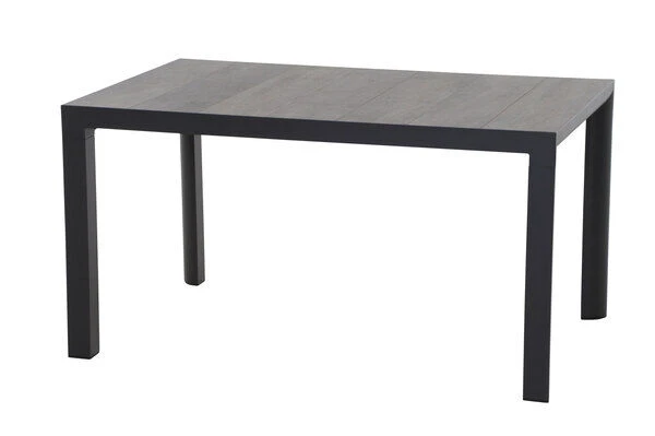 SIENA GARDEN Silva/Solea Dining Set, Anthrazit/grau/blau, Alu/Gardino®-Geflecht/Keramik, 140 X 90cm, Inkl. 4 Diningsessel, Stufenlos Verstellbar 3 SIENA GARDEN Silva/Solea Dining Set, Anthrazit/grau/blau, Alu/Gardino®-Geflecht/Keramik, 140 X 90cm, Inkl. 4 Diningsessel, Stufenlos Verstellbar – Bild 3