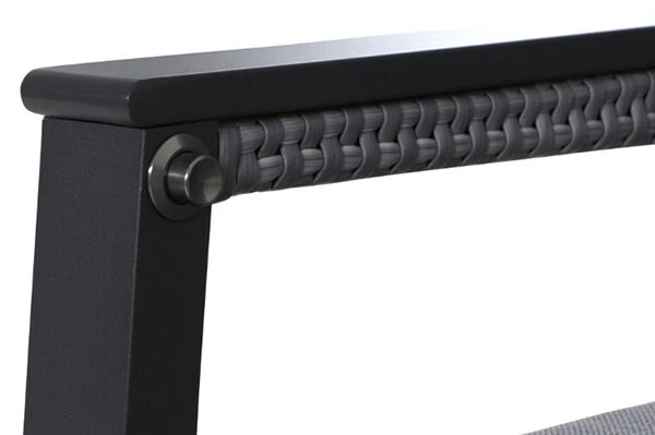 SIENA GARDEN Silva/Solea Dining Set, Anthrazit/grau/blau, Alu/Gardino®-Geflecht/Keramik, 160 X 90cm, Inkl. 4 Diningsessel, Stufenlos Verstellbar 10 SIENA GARDEN Silva/Solea Dining Set, Anthrazit/grau/blau, Alu/Gardino®-Geflecht/Keramik, 160 X 90cm, Inkl. 4 Diningsessel, Stufenlos Verstellbar – Bild 10