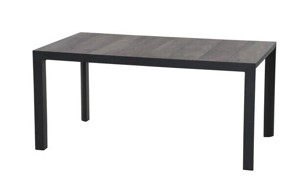 SIENA GARDEN Silva/Solea Dining Set, Anthrazit/grau/blau, Alu/Gardino®-Geflecht/Keramik, 160 X 90cm, Inkl. 4 Diningsessel, Stufenlos Verstellbar 3 SIENA GARDEN Silva/Solea Dining Set, Anthrazit/grau/blau, Alu/Gardino®-Geflecht/Keramik, 160 X 90cm, Inkl. 4 Diningsessel, Stufenlos Verstellbar – Bild 3