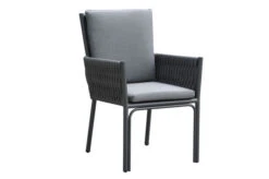 OUTFLEXX Esstischgarnitur, Anthrazit, Aluminium, Ausziehtisch 180/270x100 Cm, 6 Sessel -Garden Ease Wohnen Verkaufe 23899 4.jpg