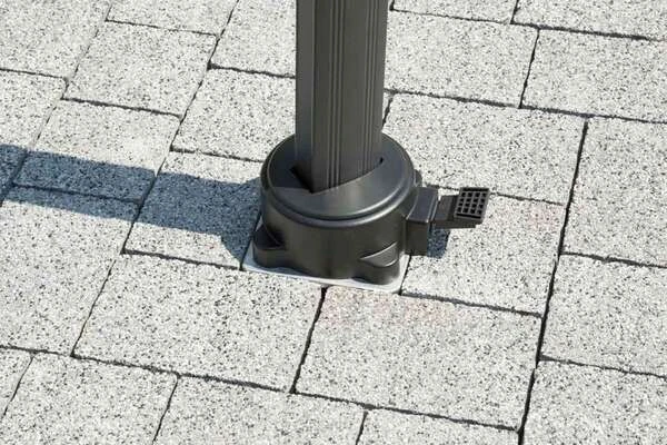 Schneider® SCHNEIDER Universal-Bodenplatte Für Sonnenschirme, Silber, Stahl Verzinkt, 16 X 16 X 40 Cm 4 Schneider® SCHNEIDER Universal-Bodenplatte Für Sonnenschirme, Silber, Stahl Verzinkt, 16 X 16 X 40 Cm – Bild 4