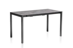 KETTLER Cubic/Basic Plus Padded Esstischgarnitur, Anthrazit, Alu/HPL/Textilene, 140/210x70 Cm, 4 Stapelsessel -Garden Ease Wohnen Verkaufe 28840 09.jpg