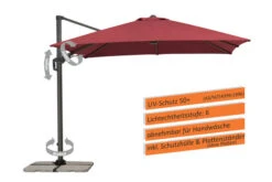 Schneider® SCHNEIDER Rhodos Twist Ampelschirm, Bordeaux, Quadratisch, 300 X 300 Cm -Garden Ease Wohnen Verkaufe 2 13623 1.jpg