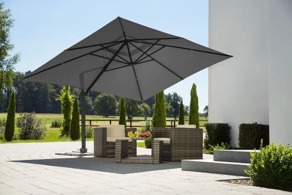 Schneider® SCHNEIDER Rhodos Grande Ampelschirm, Anthrazit, Rechteckig, 400 X 300 Cm 2 Schneider® SCHNEIDER Rhodos Grande Ampelschirm, Anthrazit, Rechteckig, 400 X 300 Cm – Bild 2