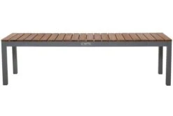 VILLANA Bank, Alu Pulverbeschichtet / FSC Akazienholz, 3 Personen, 165 X 40 X 45 Cm -Garden Ease Wohnen Verkaufe 2 18381.jpg