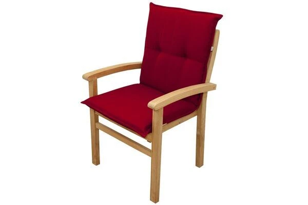 DOPPLER Stuhlauflage Niederlehner, Bordeaux, Dralon, 100x50x7cm, Mit DuPont Teflon Markenimprägnierung 2 DOPPLER Stuhlauflage Niederlehner, Bordeaux, Dralon, 100x50x7cm, Mit DuPont Teflon Markenimprägnierung – Bild 2