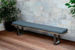 OUTFLEXX Bank, Natur, Edelstahl & Recycled FSC-Teak, 240x40x45cm, Baumkante -Garden Ease Wohnen Verkaufe 2 20358.jpg