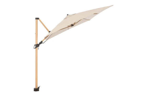 DOPPLER Alu Wood Pendelschirm, Natur, Alu/Polyester, 300x220 Cm, Mit Kurbel, Holzoptik 1 DOPPLER Alu Wood Pendelschirm, Natur, Alu/Polyester, 300x220 Cm, Mit Kurbel, Holzoptik