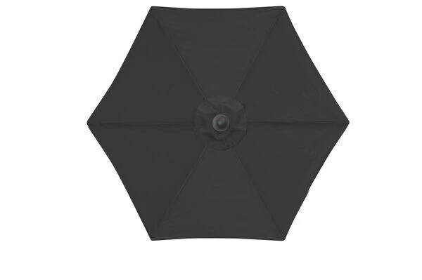 DOPPLER Basic Lift Neo Mittelstockschirm, Anthrazit, Alu/Polyester, Ø180 Cm, Mit Kurbel, Höhenverstellbar 2 DOPPLER Basic Lift Neo Mittelstockschirm, Anthrazit, Alu/Polyester, Ø180 Cm, Mit Kurbel, Höhenverstellbar – Bild 2