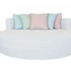 OUTFLEXX Cloud Kissenset, Rosa/hellblau/hellgrün, Sunbrella, Je 45 X 45 Cm, Passend Zum Loungebett
