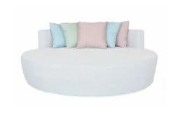 OUTFLEXX Cloud Kissenset, Rosa/hellblau/hellgrün, Sunbrella, Je 45 X 45 Cm, Passend Zum Loungebett