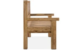 OUTFLEXX Gartenbank, Natur, Recyceltes FSC®-Teakholz, 160x73cm, Mit Rücken- Und Armlehnen, Rustikal Gebürstet -Garden Ease Wohnen Verkaufe 3 15859.jpg