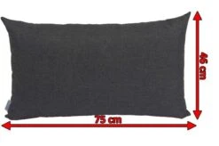 STERN Holly Rückenkissen Zu Bank/Liege, Dunkelgrau, Textil, 75x46x30 Cm -Garden Ease Wohnen Verkaufe 3 15891 2.jpg
