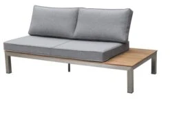 OUTFLEXX 2-Sitzer Sofa, Silber/grau, Edelstahl/FSC-Teakholz/Textil, 168 X 79 X 64 Cm -Garden Ease Wohnen Verkaufe 3 18294.jpg
