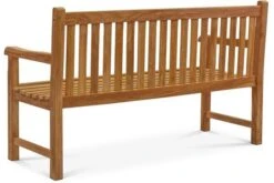 OUTFLEXX Ontario 2-Sitzer Gartenbank, Natur, Teakholz, 120x62x92cm, Fein Geschliffen 7 OUTFLEXX Ontario 2-Sitzer Gartenbank, Natur, Teakholz, 120x62x92cm, Fein Geschliffen -Garden Ease Wohnen Verkaufe 3 18308.jpg
