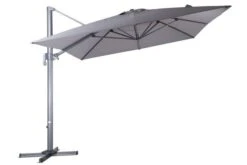 OUTFLEXX Ampelschirm, Anthrazit, Pulverbesch. Aluminium, 400x300cm, Inkl. Plattenständer -Garden Ease Wohnen Verkaufe 3 18348.jpg