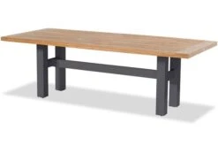 HARTMAN Sondermodell Yasmani/Da Vinci Esstischgruppe, Xerix, Alu/Teakholz, 240x100cm, 8 Stapelsessel -Garden Ease Wohnen Verkaufe 3 19030.jpg