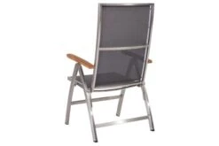 STERN Cardiff Esstischgruppe, Silber/silbergrau, Edelstahl/FSC-Teak, Tisch 150/200 X 90 Cm, 6 Multipositionssessel -Garden Ease Wohnen Verkaufe 3 19749.jpg