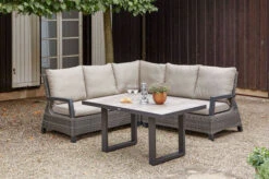 SIENA GARDEN Corido 2-Sitzer Sofa, Charcoal, Alu / Gardino®-Geflecht, 136x83x88 Cm, Armlehne Links -Garden Ease Wohnen Verkaufe 3 20190.jpg