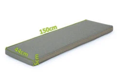 OUTFLEXX Bankauflage, Grau, Olefin, 150x40x5cm, Kissen Für Bank Ohne Armlehne 5 OUTFLEXX Bankauflage, Grau, Olefin, 150x40x5cm, Kissen Für Bank Ohne Armlehne -Garden Ease Wohnen Verkaufe 3 20293.jpg