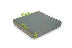 OUTFLEXX Sitzkissen, Grau, Olefin, 45x45x5cm, Für Anok Sessel 20302, Waschbar -Garden Ease Wohnen Verkaufe 3 20303.jpg