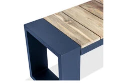 OUTFLEXX Kona Bank, Dark Grey/natur, Alu/recycled FSC®-Teak, 240x40x45cm, Rustikal Gebürstet, U-Gestell -Garden Ease Wohnen Verkaufe 3 20327.jpg
