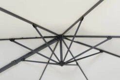 OUTFLEXX Ultimate L Ampelschirm, Anthrazit/creme, Alu/Spuncrylic®, 400x400cm, Inkl. Befüllbarem Schirmständer -Garden Ease Wohnen Verkaufe 3 20364.jpg