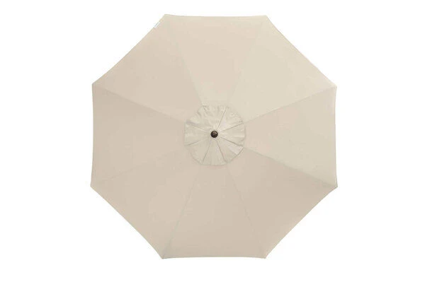 DOPPLER Alu Wood Mittelstockschirm, Natur, Alu/Polyester, 350cm, Mit Kurbel, Holzoptik 3 DOPPLER Alu Wood Mittelstockschirm, Natur, Alu/Polyester, 350cm, Mit Kurbel, Holzoptik – Bild 3