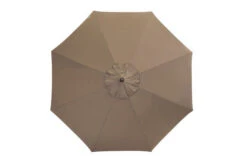 DOPPLER Alu Wood Mittelstockschirm, Greige, Alu/Polyester, 350cm, Mit Kurbel, Holzoptik -Garden Ease Wohnen Verkaufe 3 22340.jpg