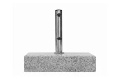 DOPPLER Granitsockel, Grau, Edelstahl/Granit, 25kg, Für Schirmstöcke Von 25-48 Mm -Garden Ease Wohnen Verkaufe 3 22342.jpg