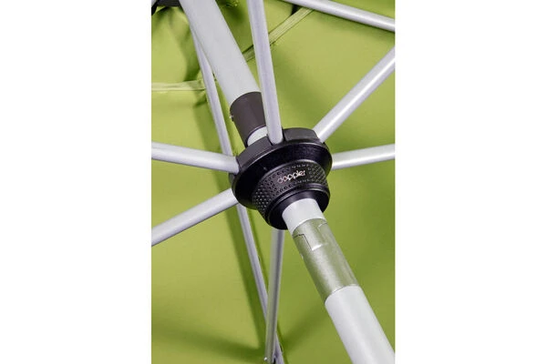 DOPPLER Active Auto Tilt Mittelstockschirm, Terrakotta, Aluminium/Textil, Ø 320 Cm, Mit Kurbel 4 DOPPLER Active Auto Tilt Mittelstockschirm, Terrakotta, Aluminium/Textil, Ø 320 Cm, Mit Kurbel – Bild 4