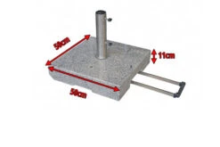 DOPPLER Trolley Granitsockel, Edelstahl/Granit, 70 Kg, Für Schirmstöcke Von 32-60 Mm 7 DOPPLER Trolley Granitsockel, Edelstahl/Granit, 70 Kg, Für Schirmstöcke Von 32-60 Mm -Garden Ease Wohnen Verkaufe 4 12376 1.jpg