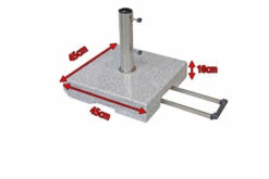 DOPPLER Trolley Granitsockel, Edelstahl/Granit, 40 Kg, Für Schirmstöcke Von 32-60 Mm -Garden Ease Wohnen Verkaufe 4 12376 3.jpg