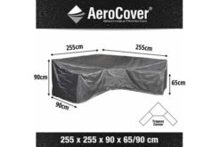 AeroCover Schutzhülle In L-Form Für Lounge Sets, Mit Trapez-Ecke, 255 X 255 X 90 X 65/90 Cm -Garden Ease Wohnen Verkaufe 4 13012.jpg