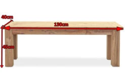 OUTFLEXX Sitzbank, Natur, Recyceltes SLVK-Teakholz, 130 X 40 X 45 Cm 10 OUTFLEXX Sitzbank, Natur, Recyceltes SLVK-Teakholz, 130 X 40 X 45 Cm -Garden Ease Wohnen Verkaufe 4 13424 1.jpg