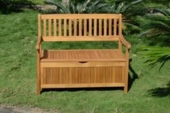 Ploß Aufbewahrungsbank, FSC-Akazie, 107 X 59 X 90 Cm, Inkl. Zinkbeschlägen -Garden Ease Wohnen Verkaufe 4 16526.jpg