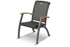 HARTMAN Sondermodell Yasmani/Da Vinci Esstischgruppe, Xerix, Alu/Teakholz, 240x100cm, 8 Stapelsessel -Garden Ease Wohnen Verkaufe 4 19030.jpg